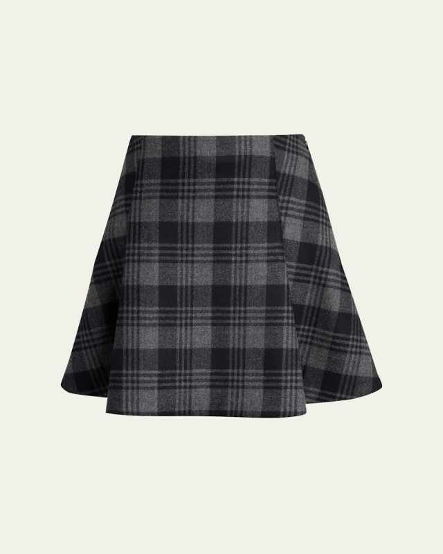 Cassia Check Mini Skirt